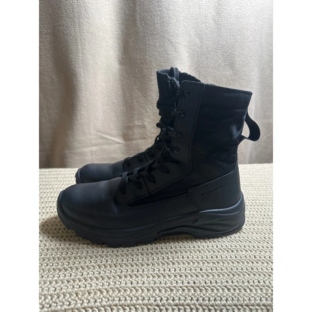 Garmont T8 LE 2.0 Regular Mens Black Tactical Side Zip Duty Boots 9.5 Regular